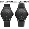 custom men in black minimalist hand watch oem odm original honorable watches relogio masculino